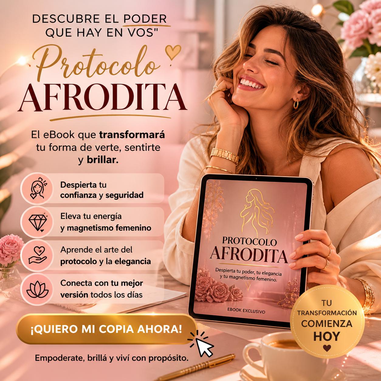 PROTOCOLO AFRODITA CONECTA CON TU MEJOR VERSION POR $9.990